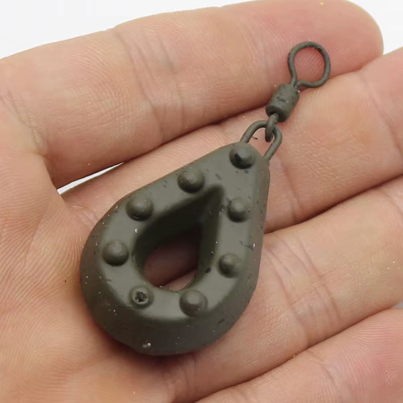 1Pcs Carp Fishing Tackle Big Grippa Swivel Leads Weight- All Sizes Carp Lead Weight