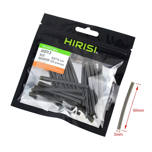 25Pieces Carp Fishing Rigs Shrink Tube Heating Shrink Tube Size 1Mm 2Mm 3Mm Carp Fishing Accessories AE071