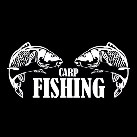 17.9Cm*8.1Cm Carp Fishing Animal Vinyl Car Styling Stickers Decals Decor S4-0031