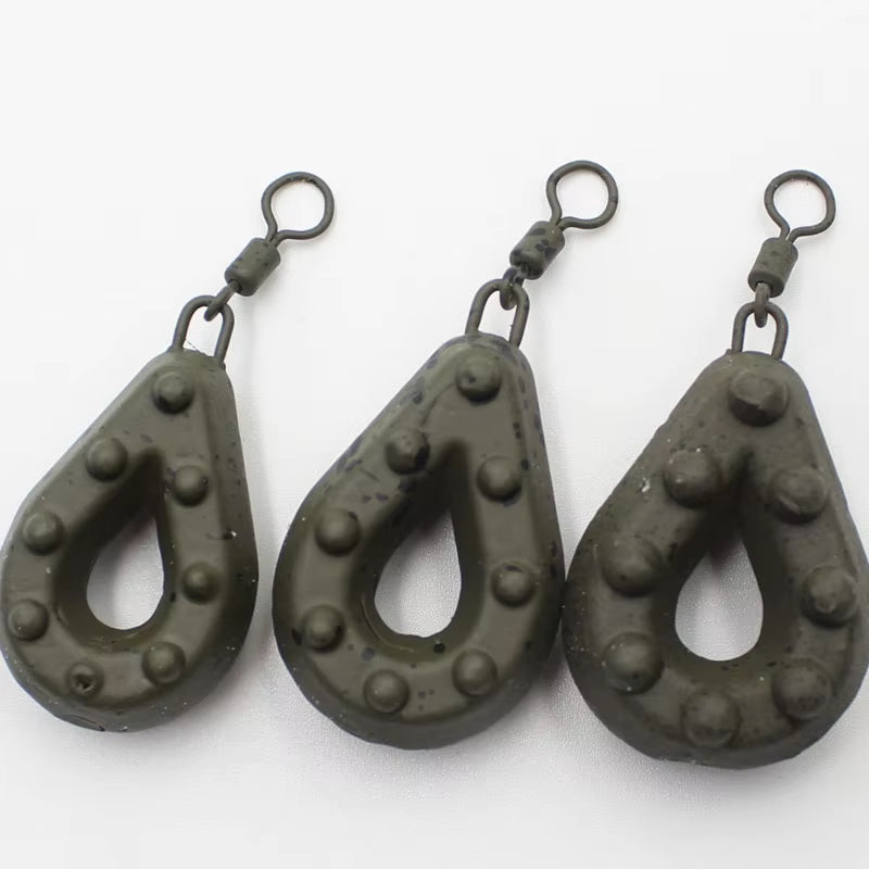 1Pcs Carp Fishing Tackle Big Grippa Swivel Leads Weight- All Sizes Carp Lead Weight